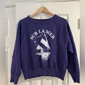 JCrew summer sweatshirt